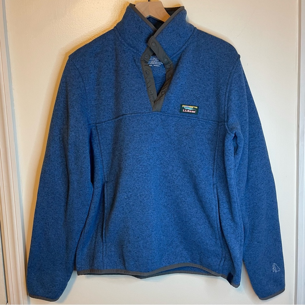 LL Bean Slightly Fitted Fleece Pullover